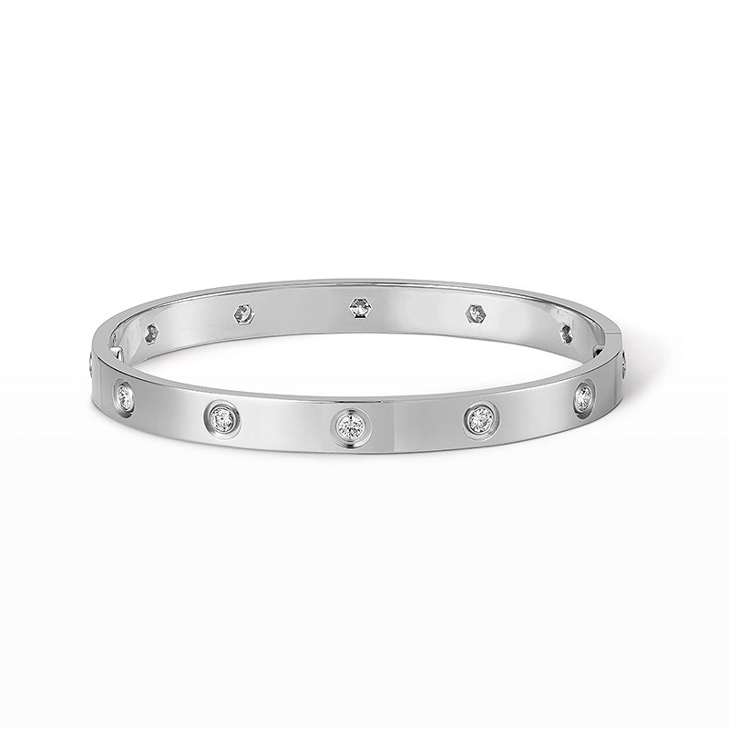 [Royal&Vicky]LOVE BRACELET 6.1MM 10 DIAMONDS