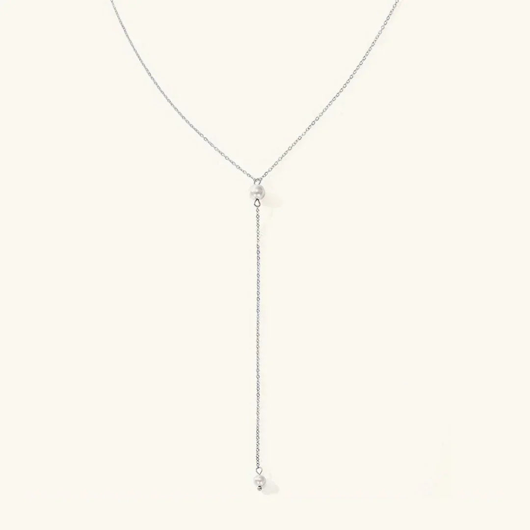 [Royal&Vicky]Beatrice Pearl Tassel Necklace