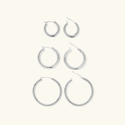 [Royal&Vicky]Broad Round Hoops