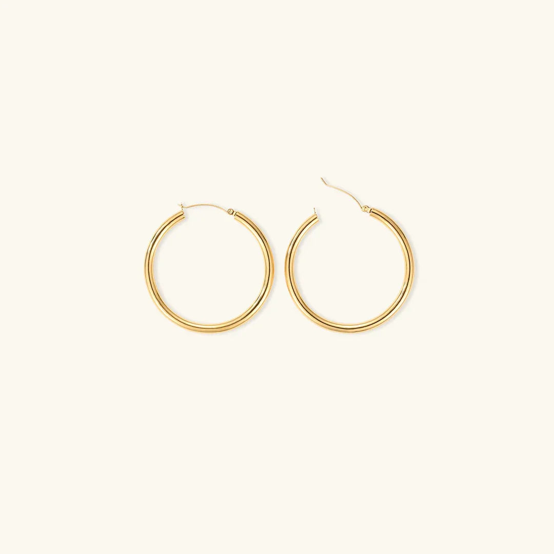 [Royal&Vicky]Broad Round Hoops