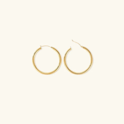 [Royal&Vicky]Broad Round Hoops