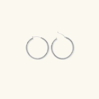 [Royal&Vicky]Broad Round Hoops