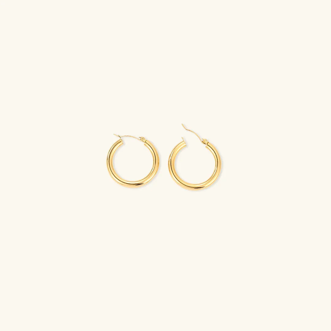 [Royal&Vicky]Broad Round Hoops
