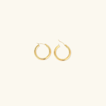 [Royal&Vicky]Broad Round Hoops