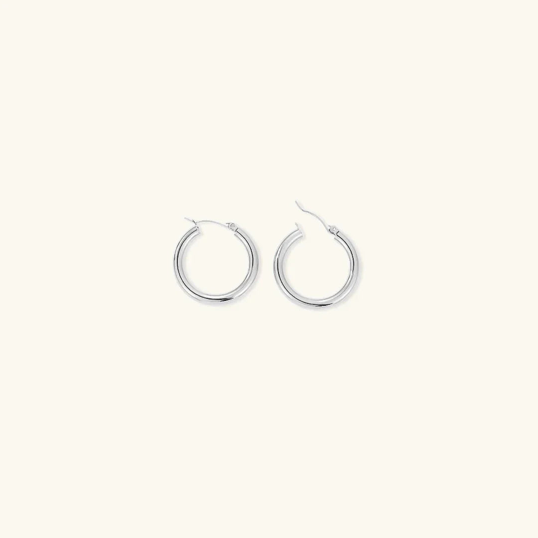 [Royal&Vicky]Broad Round Hoops