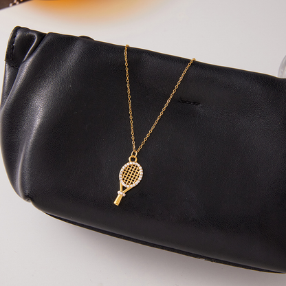[Royal&Vicky]Aces Gold Tennis Pendant