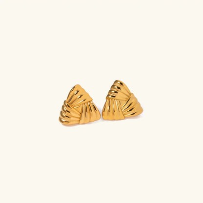 [Royal&Vicky]Brigitte Gold Earrings