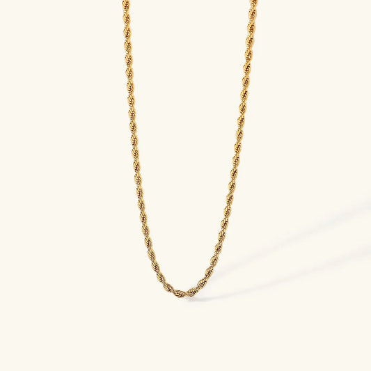 [Royal&Vicky]カレ ロープチェーン ゴールドネックレス