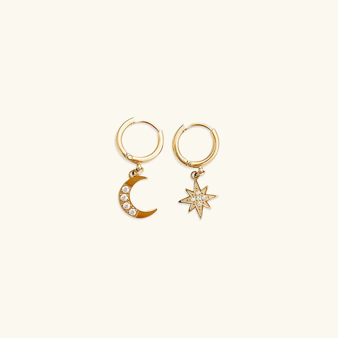 [Royal&Vicky]Cosmia Gold Earrings