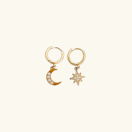 [Royal&Vicky]Cosmia Gold Earrings