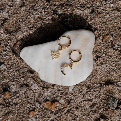 [Royal&Vicky]Cosmia Gold Earrings