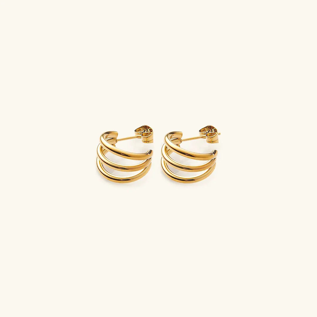 [Royal&Vicky]Cradle Gold Earrings
