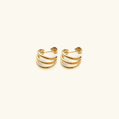 [Royal&Vicky]Cradle Gold Earrings