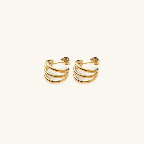 [Royal&Vicky]Cradle Gold Earrings