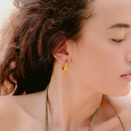 [Royal&Vicky]Croissant Arc Earrings