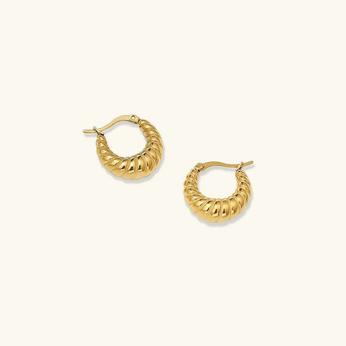 [Royal&Vicky]Croissant Hoop Earrings
