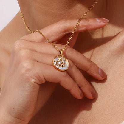 [Royal&Vicky]Cybil Gold Necklace
