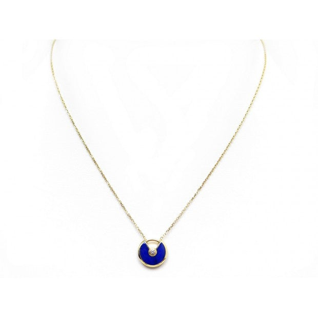 [Royal&Vicky]AMULETTE ROSE GOLD AGATE NECKLACE