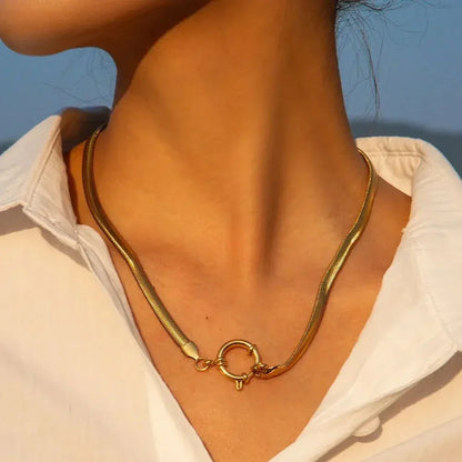 [Royal&Vicky]Gabriella Gold Necklace