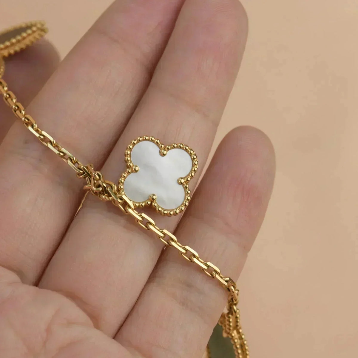 [Royal&Vicky]LUCKY SPRING 5 MOTIF GOLD BRACELET