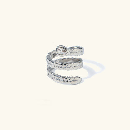 [Royal&Vicky]Davina Gold Serpent Ring
