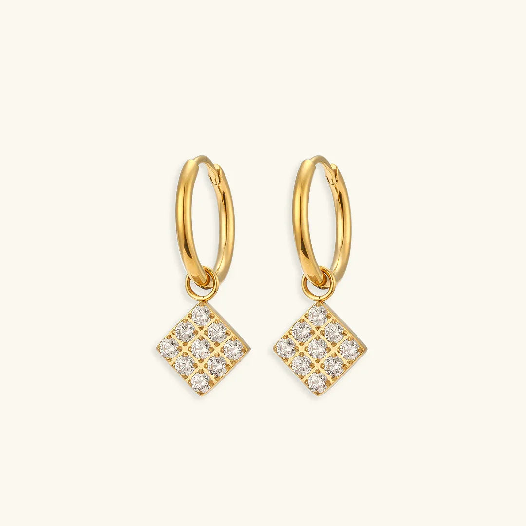[Royal&Vicky]Margaret Gold Earrings