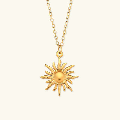 [Royal&Vicky]Eliora Gold Sun Necklace