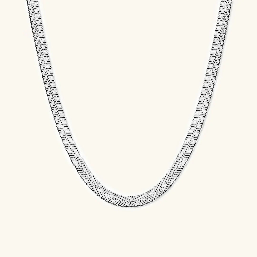 [Royal&Vicky]Elysian Gold Herringbone Necklace