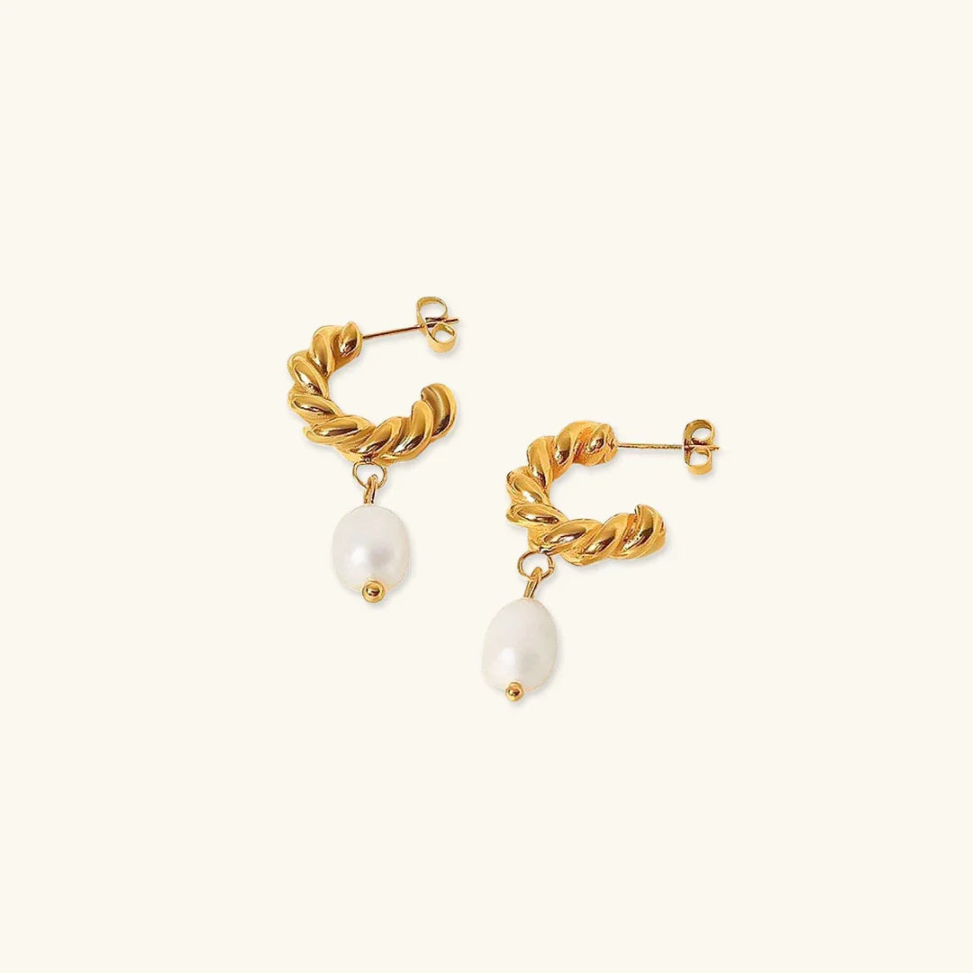 [Royal&Vicky]Emma Pearl Earrings