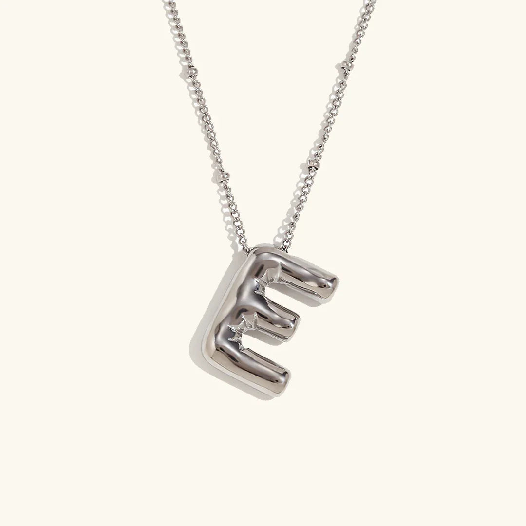[Royal&Vicky]Balloon Gold Initial Necklace