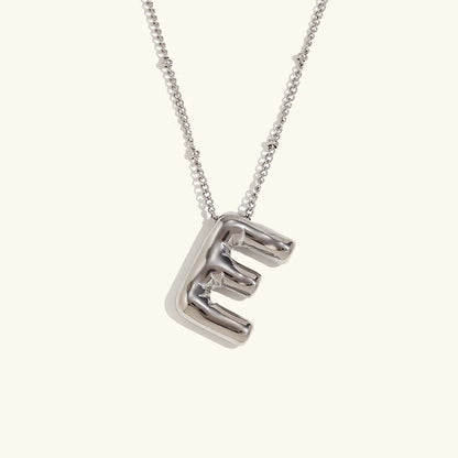 [Royal&Vicky]Balloon Gold Initial Necklace