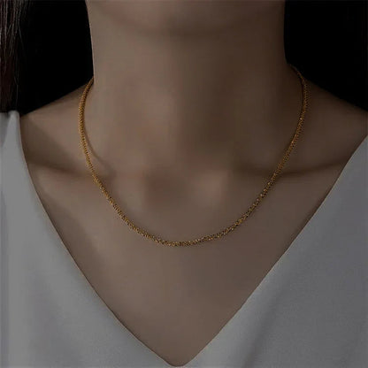 [Royal&Vicky]Audrey Gold Chain Necklace