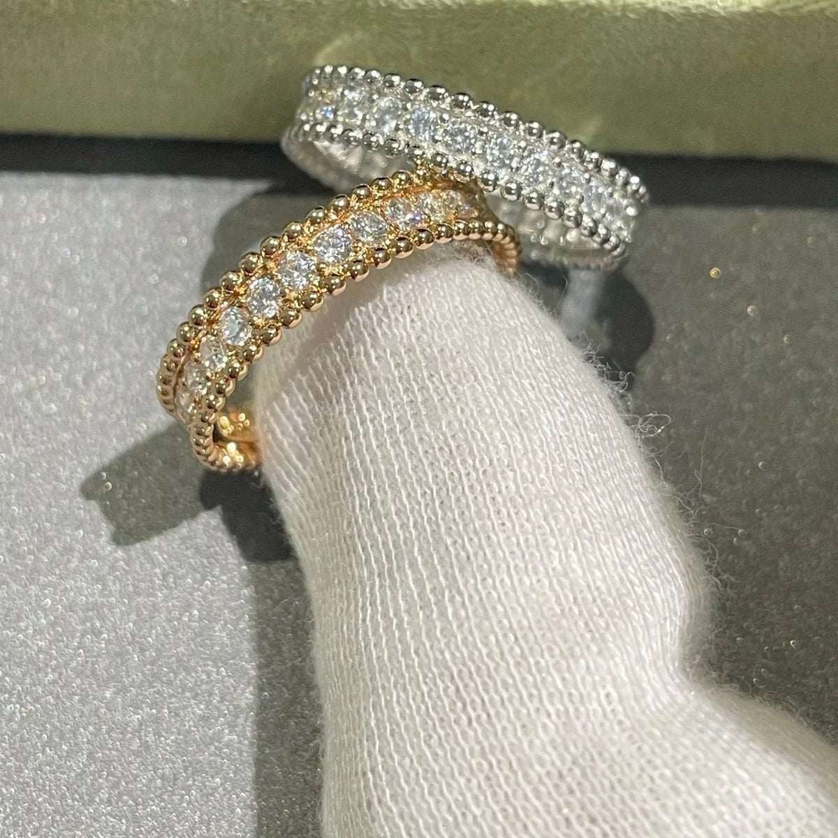 [Royal&Vicky]PERLEE DIAMOND SILVER RING