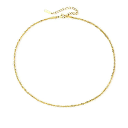 [Royal&Vicky]Audrey Gold Chain Necklace