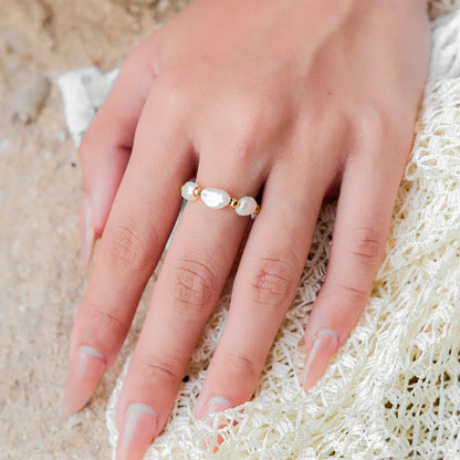 [Royal&Vicky]Fiji Pearl Band Ring