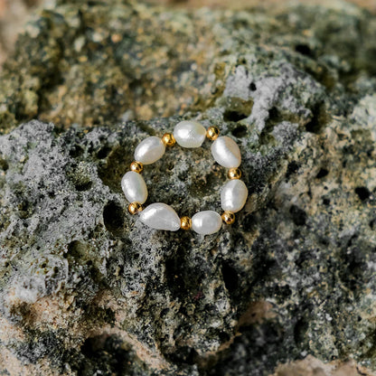 [Royal&Vicky]Fiji Pearl Band Ring