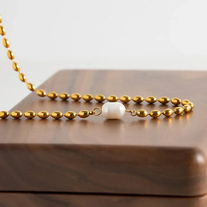 [Royal&Vicky]Neptune Freshwater Pearl Necklace