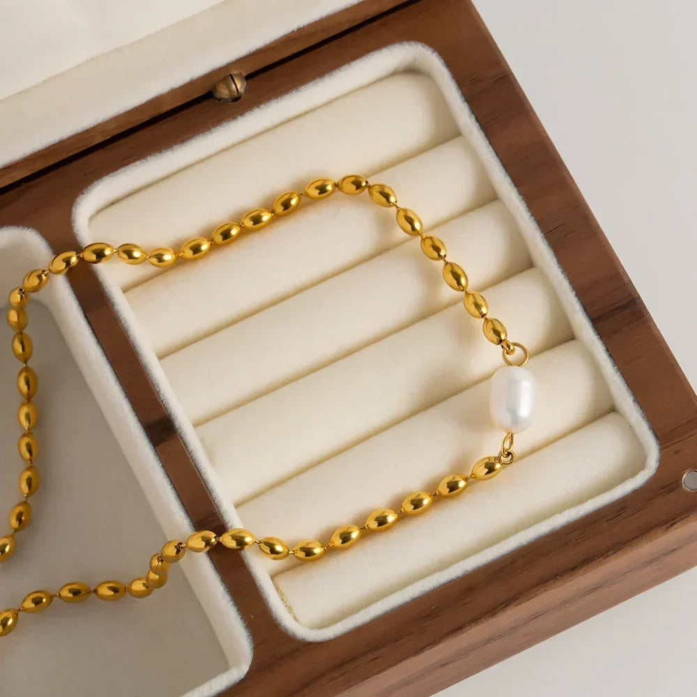 [Royal&Vicky]Neptune Freshwater Pearl Necklace