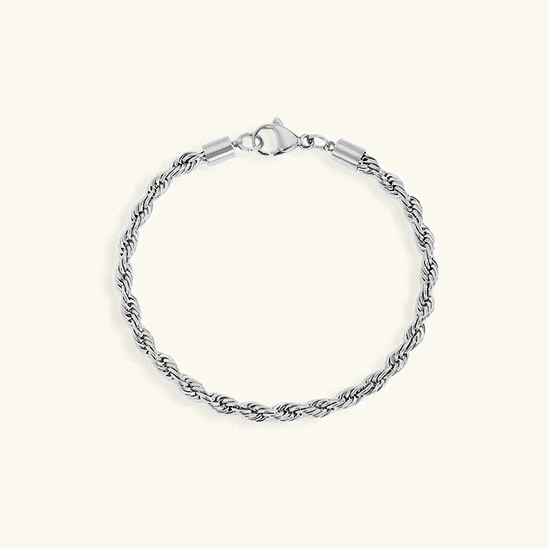 [Royal&Vicky]Gigi Rope Chain Gold Bracelet