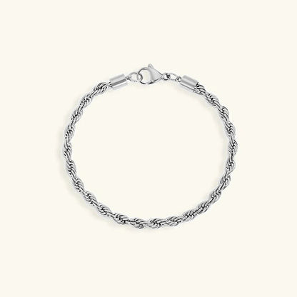 [Royal&Vicky]Gigi Rope Chain Gold Bracelet
