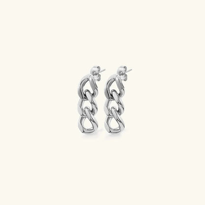 [Royal&Vicky]Giselle Gold Chain Earring