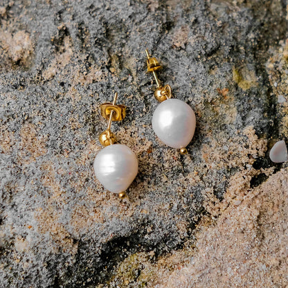 [Royal&Vicky]Gloria Freshwater Pearl Earrings