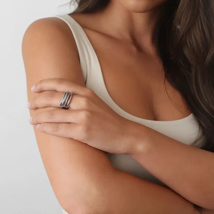 [Royal&Vicky]Emmanuelle Diamond Ring Stack
