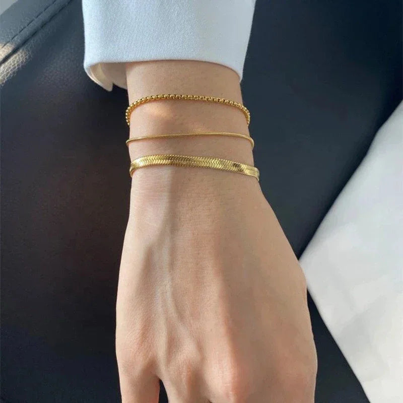 [Royal&Vicky]Cynthia Gold Bracelet