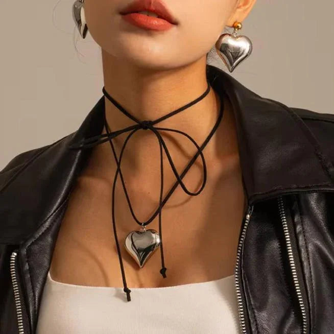 [Royal&Vicky]Lavine Heart Necklace