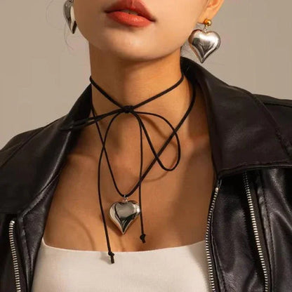 [Royal&Vicky]Lavine Heart Necklace