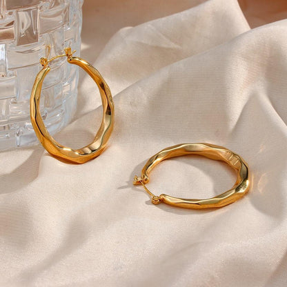 [Royal&Vicky]Aire Hoop Earrings