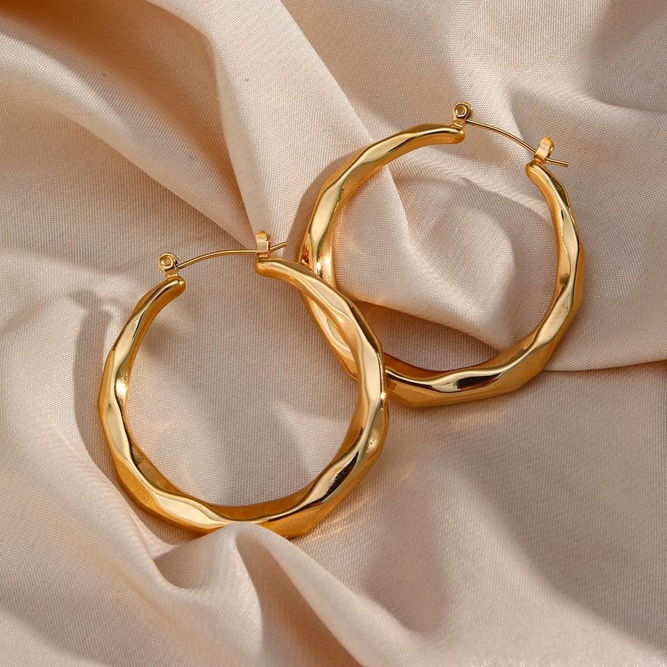 [Royal&Vicky]Aire Hoop Earrings