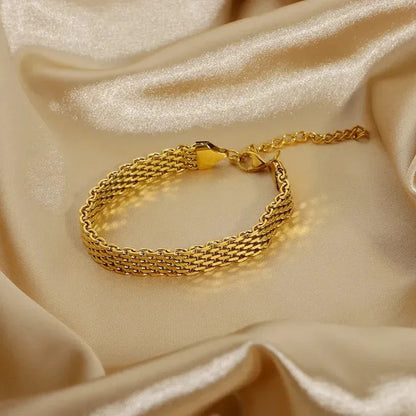 [Royal&Vicky]Imara Gold Chain Bracelet