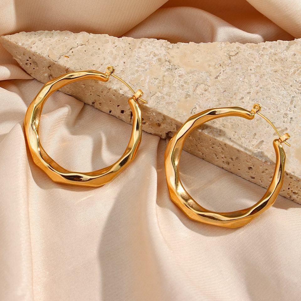 [Royal&Vicky]Aire Hoop Earrings